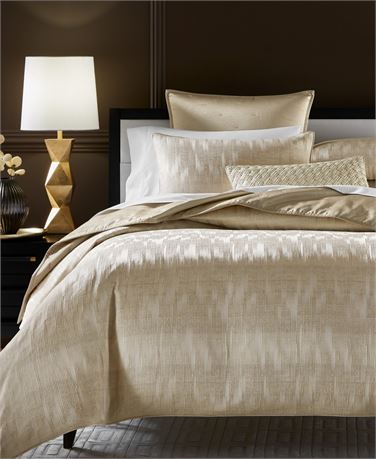 Hotel Collection Gilded Stripe Comforter Set, King, Exclusively at Macy's - Gold