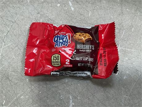 Cookies chips ahoy with Hershey’s filled chewy fifteen individual cookies