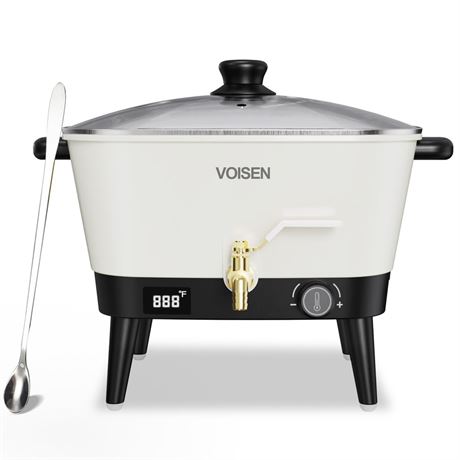 VOISEN Wax Melter for Candle Making, 8Qts Candle Wax Melting Pot with Spout for