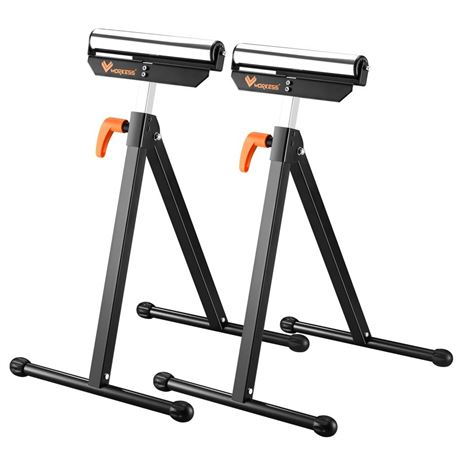 Roller Support Stand 132 Lbs Load Capacity, Twin Pack WK-RS004T RS-004T