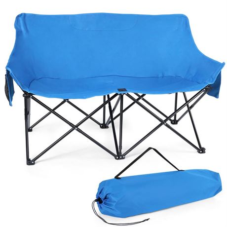 Leonyo Double Camping Chair, Oversized Camping Chair, 2 Person Camping Chair