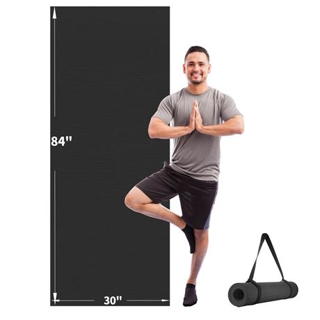 CAMBIVO Yoga Mat for Women and Men, Extra Long and Wide Exercise