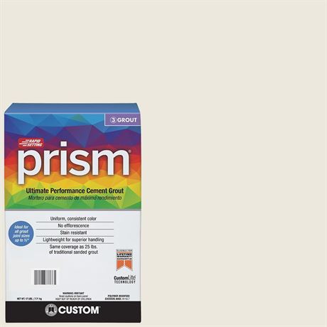 Custom Building Products Prism #381 Bright White 17 Lb. Ultimate Performance