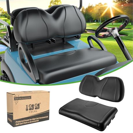 10L0L Golf Cart Front Seat Cushion & Backrest for Golf Cart Club Car Precedent