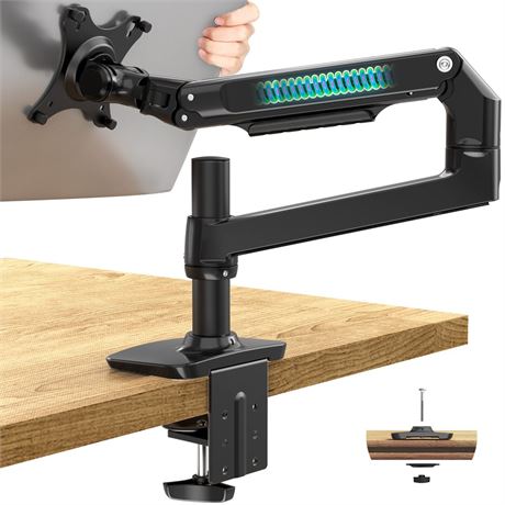 Ergounion Single Monitor Arm Desk Mount, Holds Screens up to 40 Inches and 25
